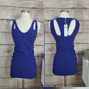NWT BCBGenaration Women's Twist Tank Bodycon Mini Dress In‎ Peri Blue Size XS/S